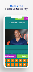 Captura de Pantalla 3 Guess Celebrity: Famous Celebs android