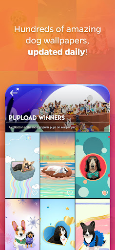 Android application Wallpupper screenshort