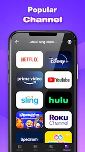 Télécommande pour Roku TV