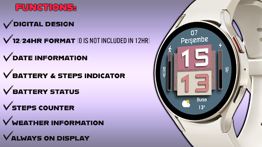 Digital Watch Face NE screenshot 26