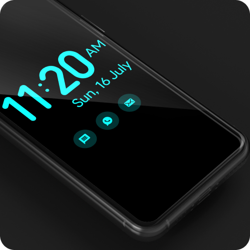 Neon Night Clock: Live Clock Laai af op Windows