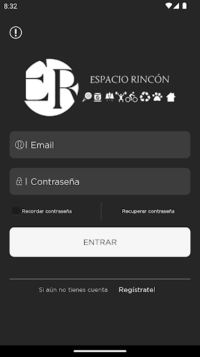 Android application Espacio Rincon screenshort