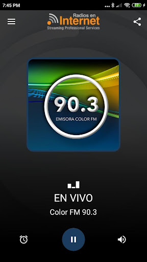 Android application Color FM 90.3 screenshort