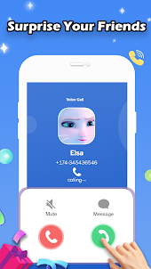 Fake call video with Elsa