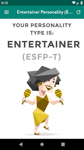 Sixteen personalities test