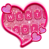 Glitter Heart Emoji Keyboard 💖💜🎀 icon
