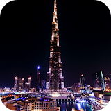 Night Dubai Timelapse LWP icon