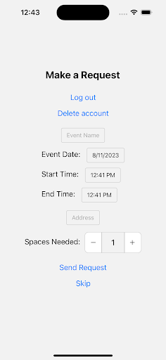 Android application Parkware for Parking screenshort