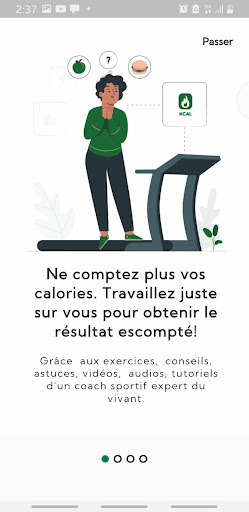 Android application Fit Veggie screenshort