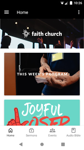 Android application Faith Church - PA screenshort