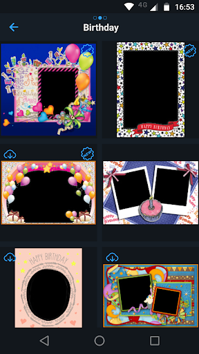 Birthday Photo Frames Screen 2