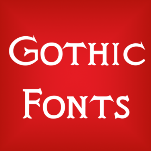 Gothic Fonts Message Maker  Icon