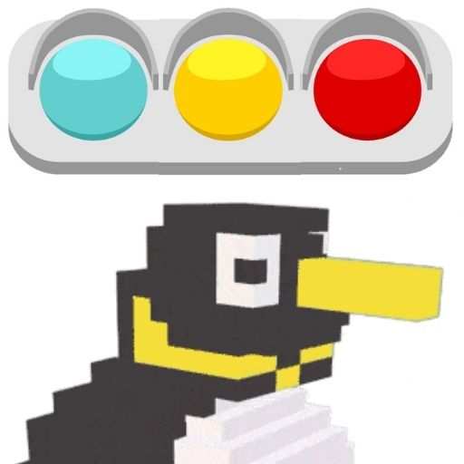 Traffic Light with Penguin logo