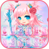 Cupid Pretty Girl Keyboard Theme icon