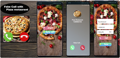 Android application Fake Call from pizza-pizza gam screenshort