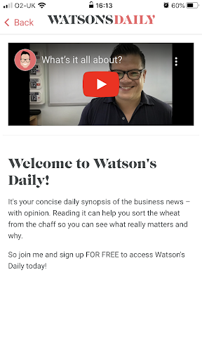 Android application Watson's Daily screenshort