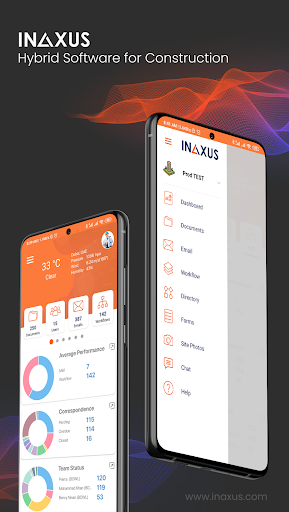 Android application INAXUS screenshort