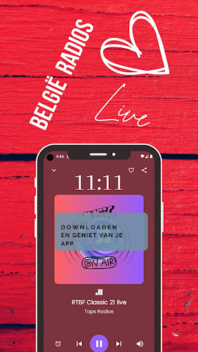 Android application RTBF App Classic 21 Radio BL screenshort