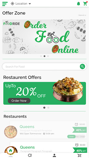 FoodrideOnline Food Delivery