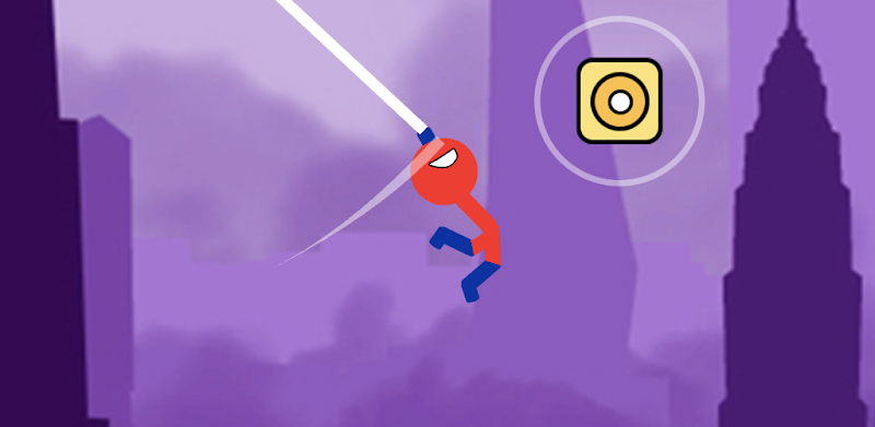 Stick rope hook hero : Swing rescue mission
