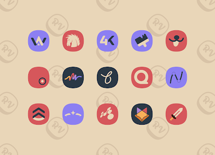ReVin Vibrant - Icons Pack
