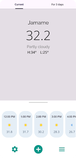 Android application LBWeather screenshort