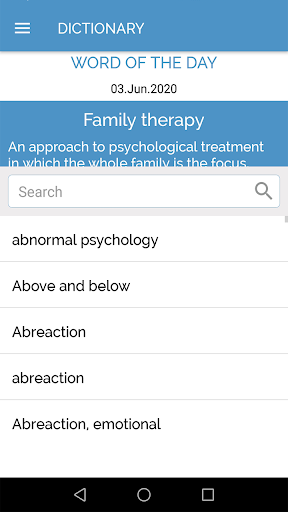 Psychology Dictionary Offline