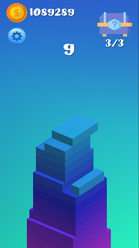 Android application Happy Stacking: Tap Tap Tower screenshort