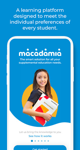 Android application Macadamia Learning screenshort