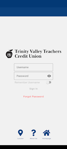 Android application Trinity Valley Teachers CU screenshort
