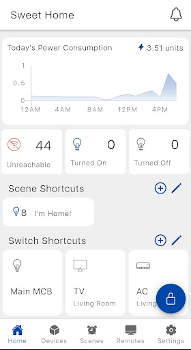 Android application SI-Smart Home Auto screenshort