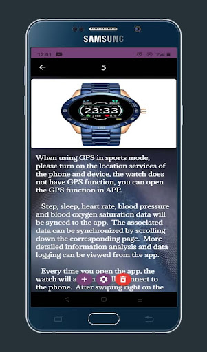 LIGE Smartwatch Apps Guide Screen 3
