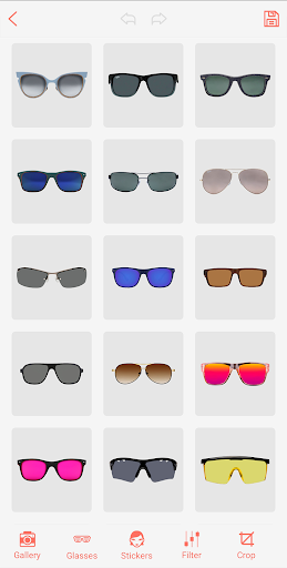 Android application Glasses Camera screenshort