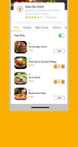 Seven Star: Food Delivery Wani Screen 3