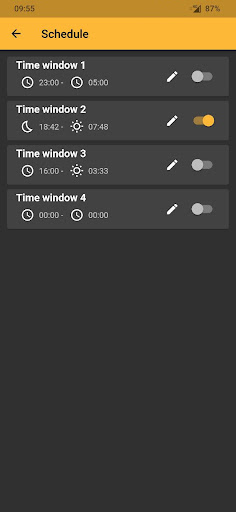 BATLOGGER Control Screen 3