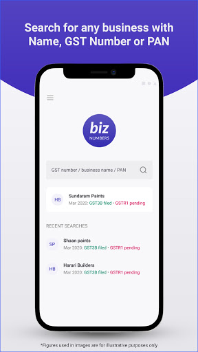 Android application GST Search - Track GST Filings screenshort