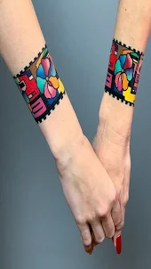Красочные татуировки