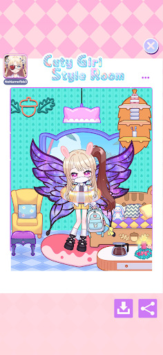 Cuty Girl Style Room Screen 3