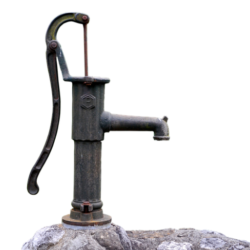 Hand pump logo