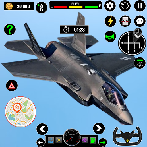 Fighter Jet War Plane Games 1.3 Icon