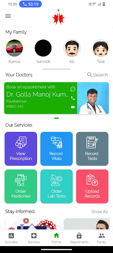 Android application Taranga Children's Hospital screenshort