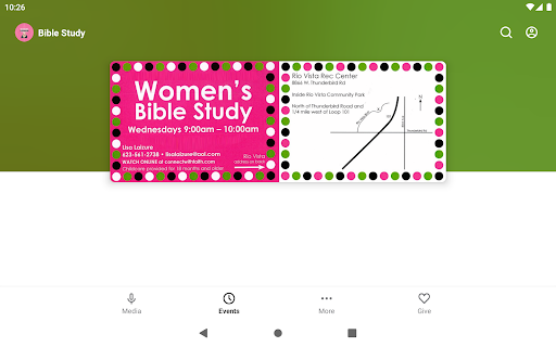Screenshot of Women's Bible Study