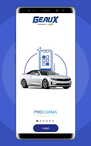 Android application Geaux Auto Care screenshort