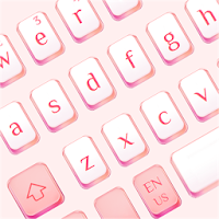 Cool Pink Gold Keyboard