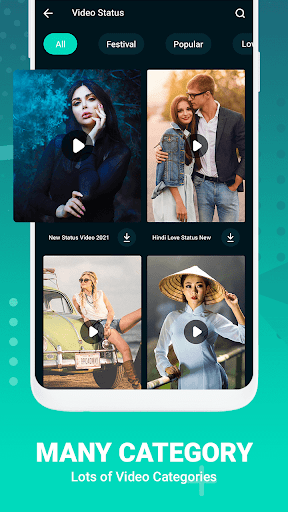 Full screen video Status Downl