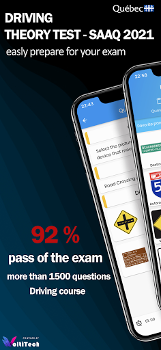 Android application Quebec Driver Licence Class 5 screenshort