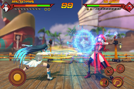 Screenshot 11 anime niña batalla pelea RPG android