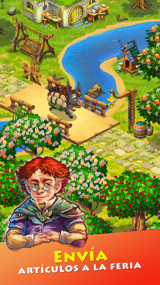 Farmdale: farm games Hay & Day Mod APK screenshot 3 - Android mod game interface