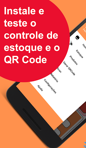 Android application Estoque & QR Code e PIX screenshort