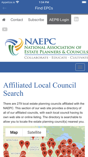 NAEPC Mobile Screen 2
